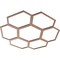 Ekena Millwork Florin Wood Fretwork Pierced Ceiling Medallion, Wood (Paint Grade), 24"OD x 8 1/2"ID x 3/8"T CMWP24X24X0375FOMF - alternate 2
